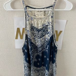 French boutique tank top embroidered
